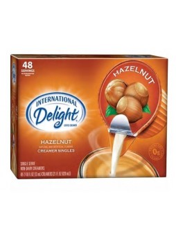 International Delight Liquid Hazelnut Creamer Cups, 48/BX